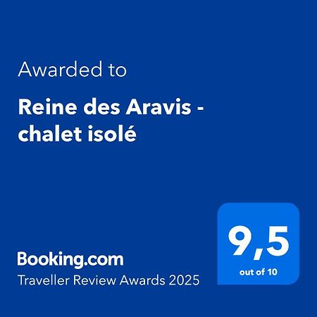 Reine Des Aravis - Chalet Isole Flumet Εξωτερικό φωτογραφία
